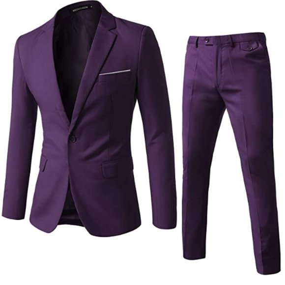 Men´s Suits One Button Slim Fit 2-Piece Suit